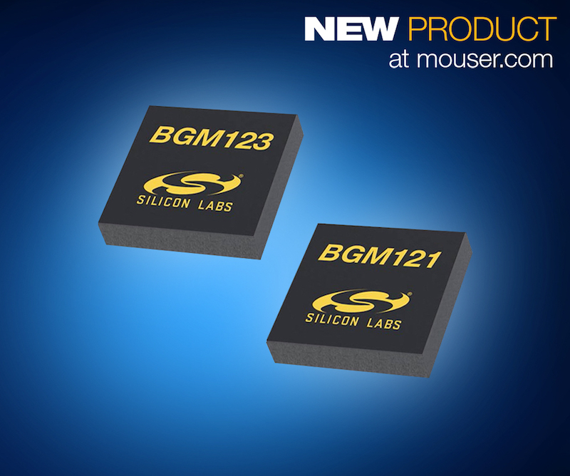 Silicon Labs’ tiny BGM12x SiP modules for Bluetooth LE now at Mouser 